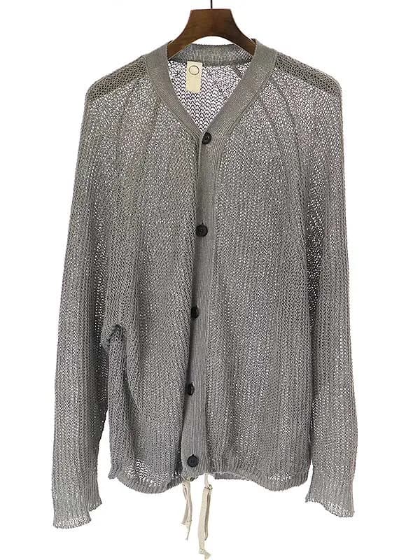 O PROJECT オープロジェクト KNITTED BOMBER CARDIGAN ヘンプニットカーディガン