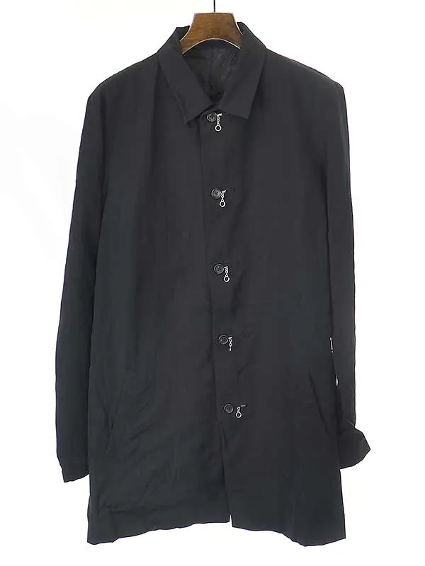 Yohji Yamamoto ヨウジヤマモト プールオム 2001SS ファスナーホール ウールギャバジン5Bジャケット