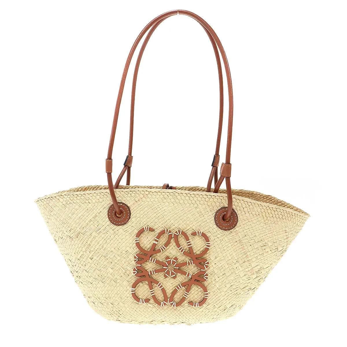 LOEWE ロエベ アナグラム バケットバッグ スモール イラカヤシ&カーフ