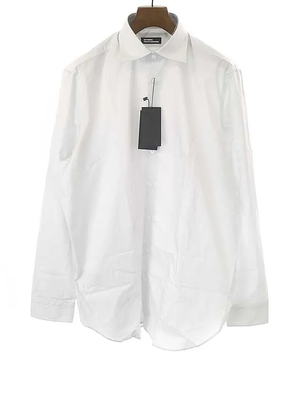 RAF SIMONS ラフシモンズ × フィリップ・ヴァンデンバーグ 23SS Big fit classic shirt Grand amour print バックプリントオーバーサイズシャツ