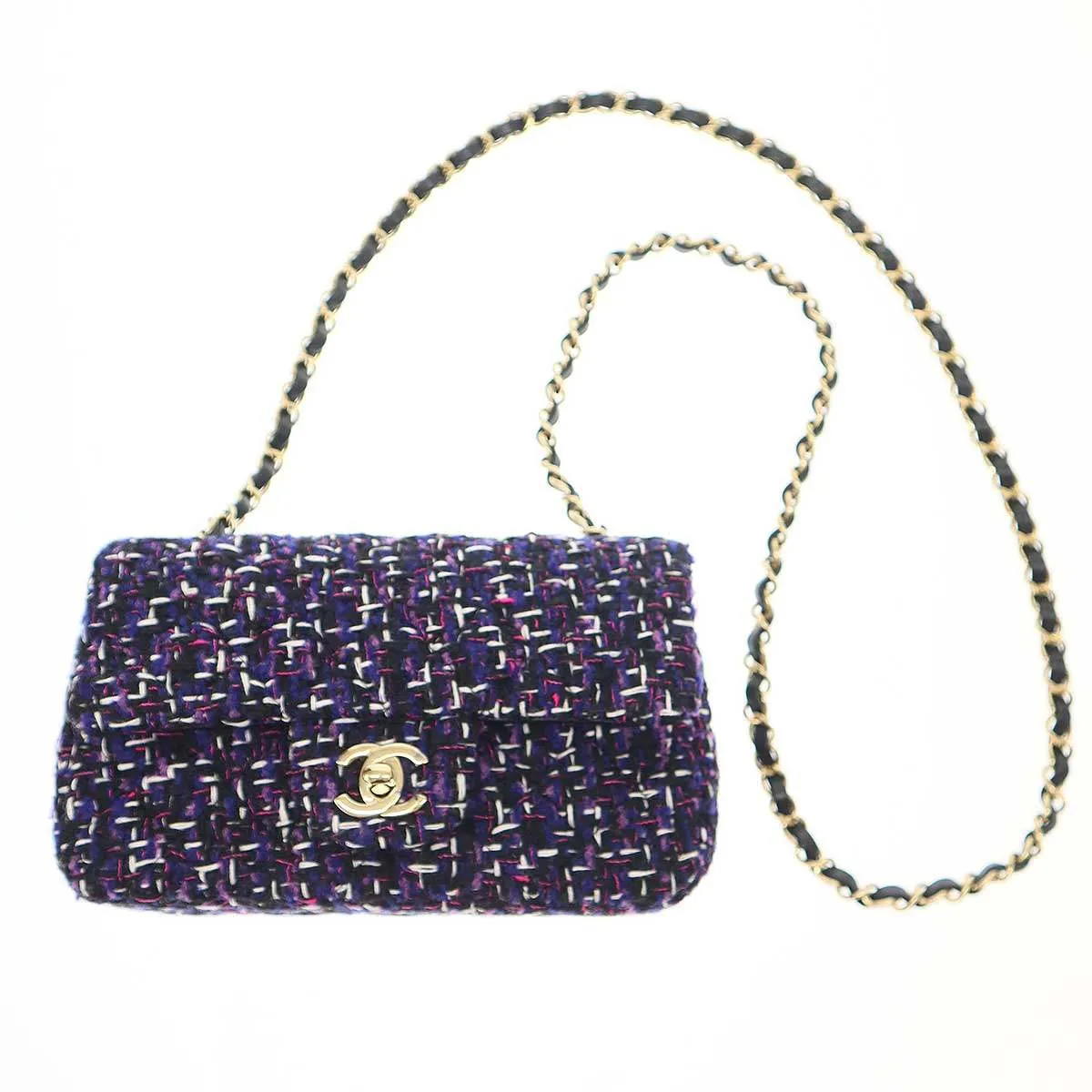 CHANEL シャネル ミニマトラッセ20 シングルフラップチェーンバッグ