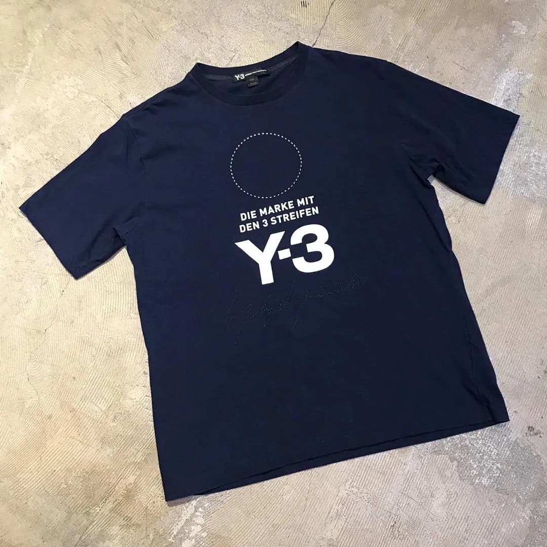 Y-3 Y-3 18AW Stacked Logo Tee