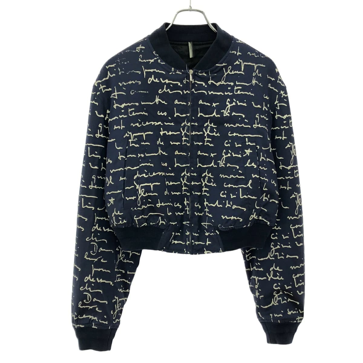 Dior HOMME ディオールオム 15SS クロップドサインブルゾン 563C419AH300
