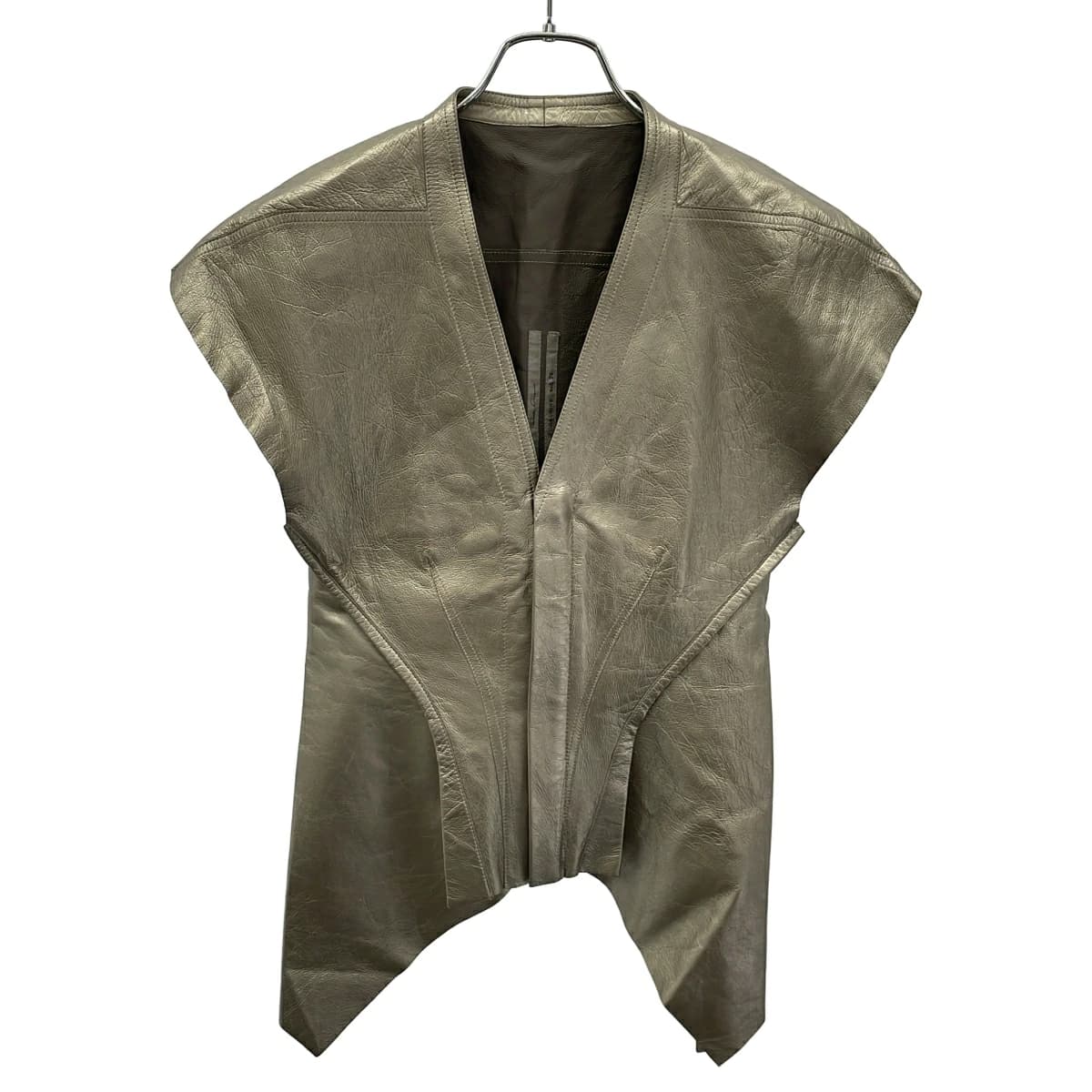 Rick Owens リックオウエンス 22SS ジップアップレザーベスト RP01B4709-LLPM