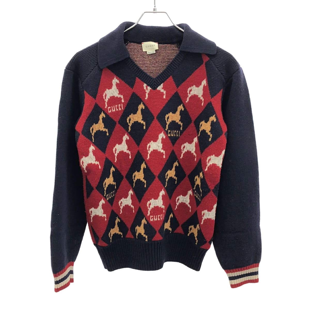 GUCCI グッチ キッズ ウールニットポロセーター
