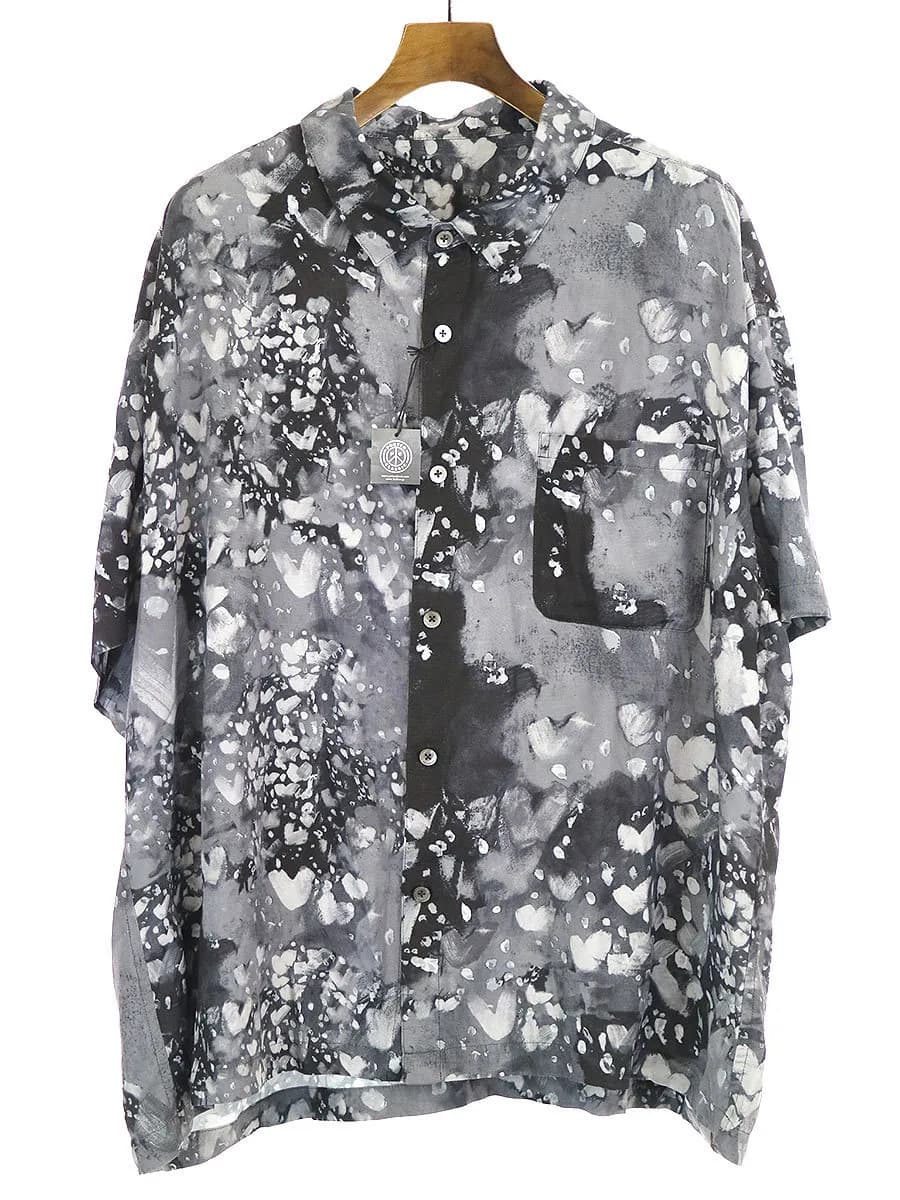 Porter Classic Porter Classic (ポータークラシック) HEART ALOHA SHIRT 総柄レーヨンS/Sシャツ