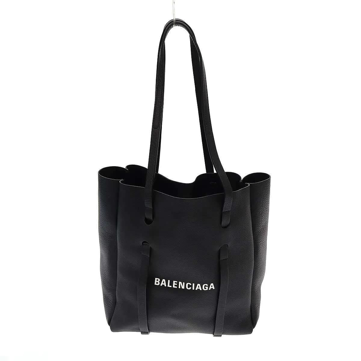 BALENCIAGA バレンシアガ エブリディ ロゴレザートートバッグ XS 489813