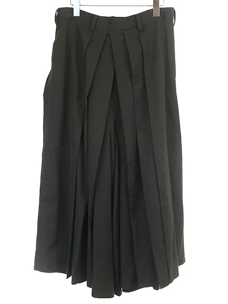 Yohji Yamamoto ヨウジヤマモト プール オム 12SS ウールギャバジン袴パンツ