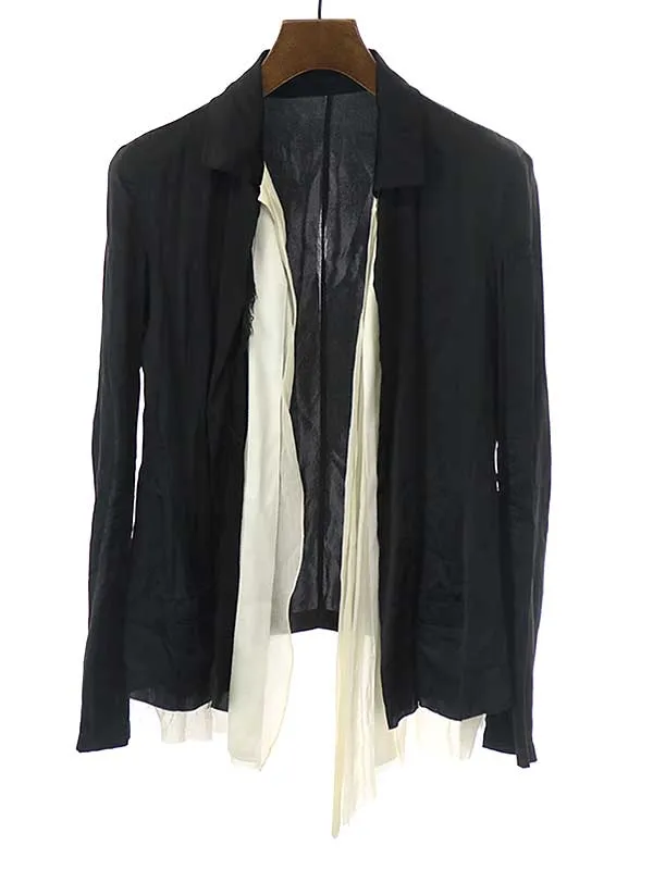 Yohji Yamamoto ヨウジヤマモト ファム 08SS シルクシフォンドレープジャケット