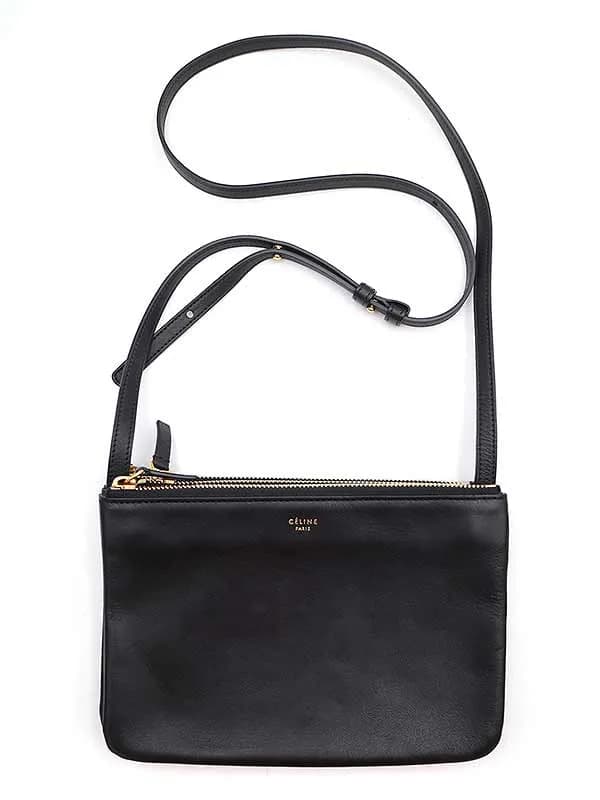 CELINE セリーヌ Trio トリオスモールレザーバッグ