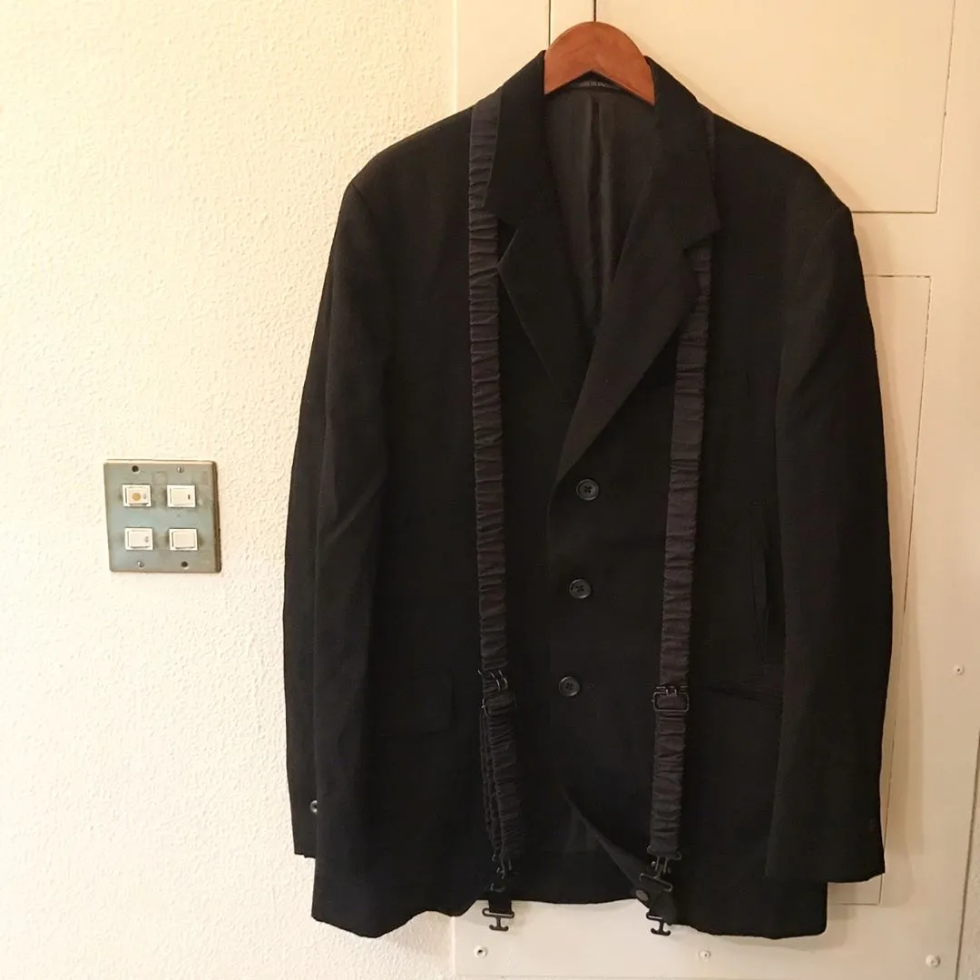 Yohji Yamamoto Yohji Yamamoto POUR HOMME 05AW ギャザーベルトバンテージ3Bジャケット