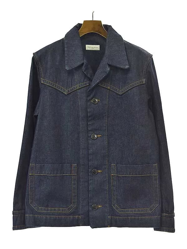 DRIES VAN NOTEN ドリスヴァンノッテン 18AW パイピングデザインデニムジャケット