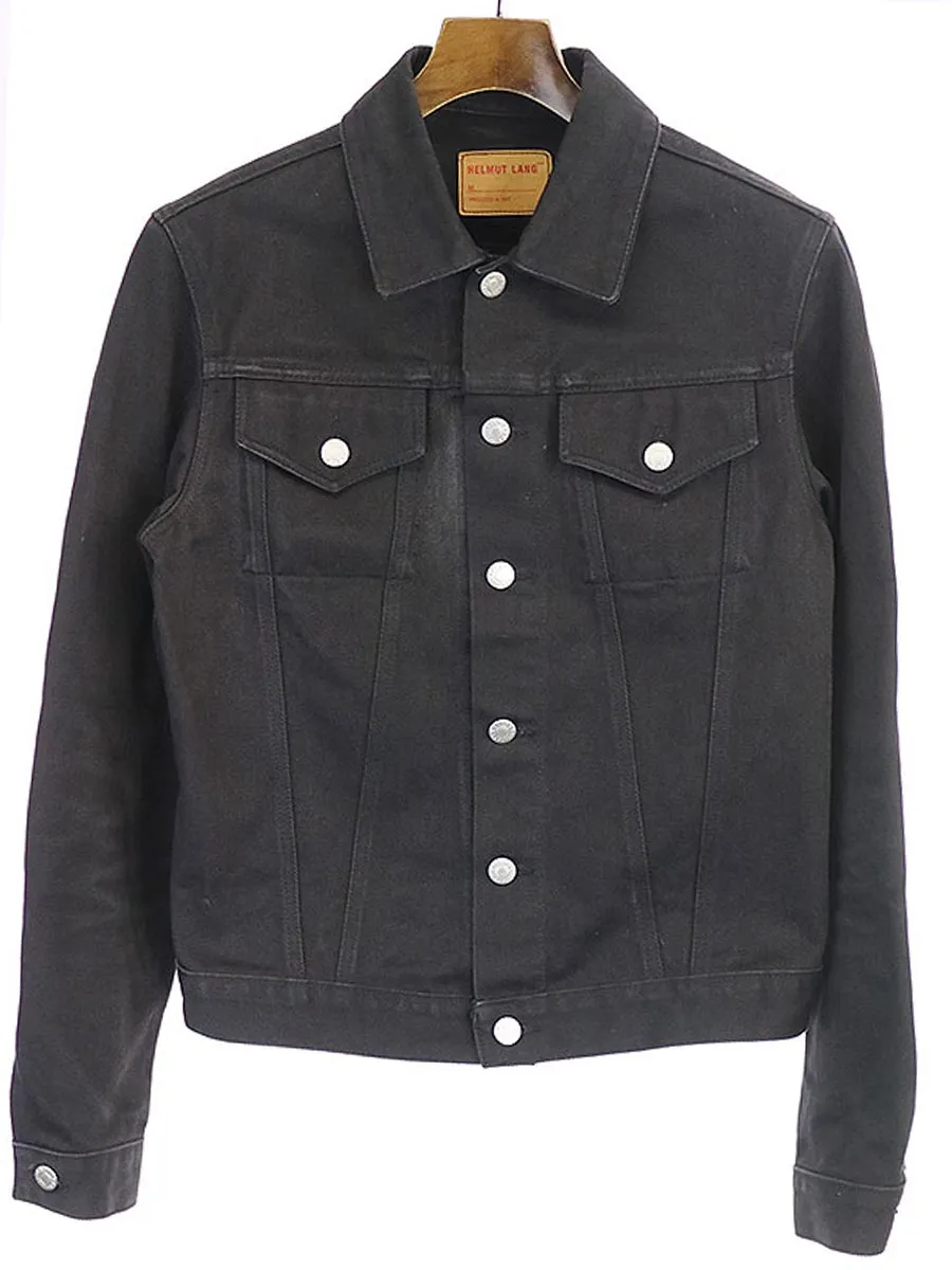 HELMUT LANG ヘルムート ラング 1998年 本人期 BLACK DENIM JACKET デニムジャケット