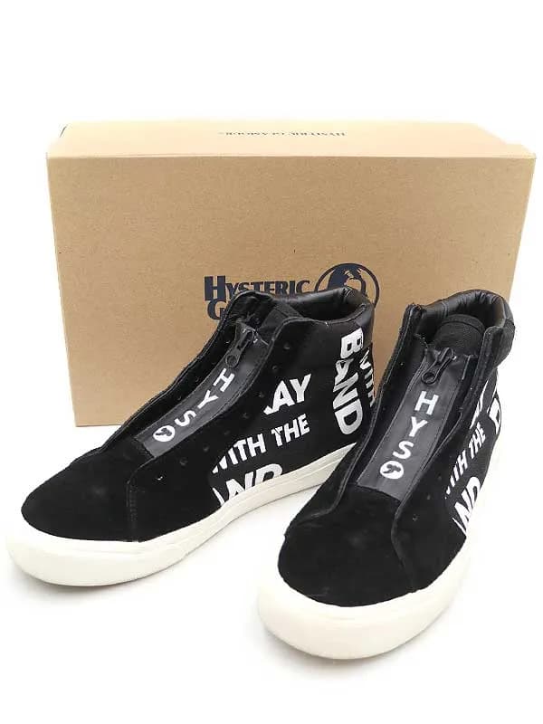 HYSTERIC GLAMOUR ヒステリックグラマー 19AW センタージップハイカットスニーカー 02191QS01