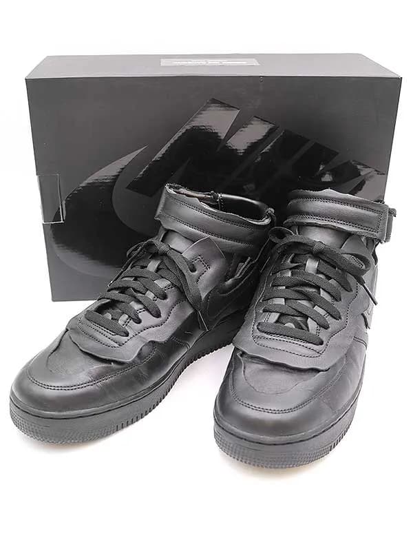 NIKE ナイキ × コムデギャルソン AIR FORCE 1 MID ローカットスニーカー