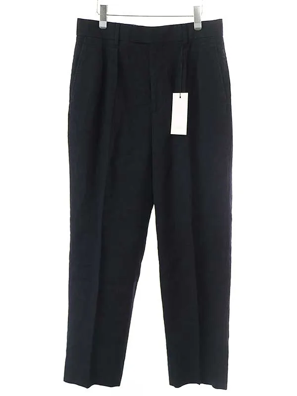 A.PRESSE ア プレッセ 22AW Wide Tapered Trousers ワイドテーパードトラウザーズパンツ