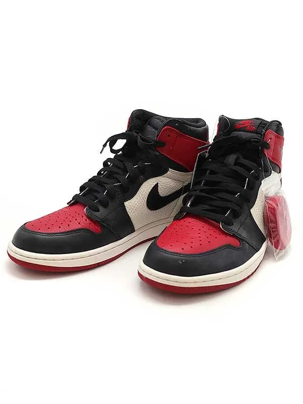 NIKE ナイキ AIR JORDAN 1 RETRO HIGH OG BRED TOE スニーカー 555088-610