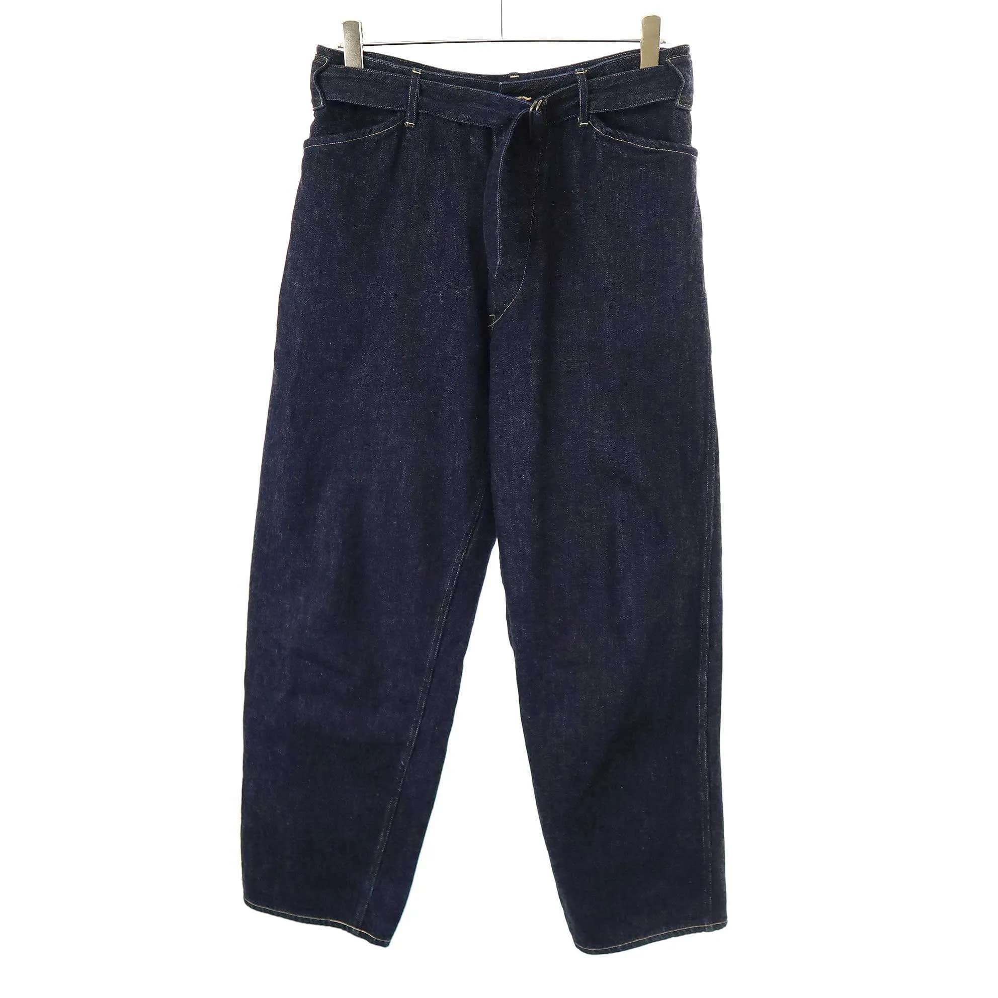 COMOLI コモリ 23SS コモリ デニムベルテッドパンツ