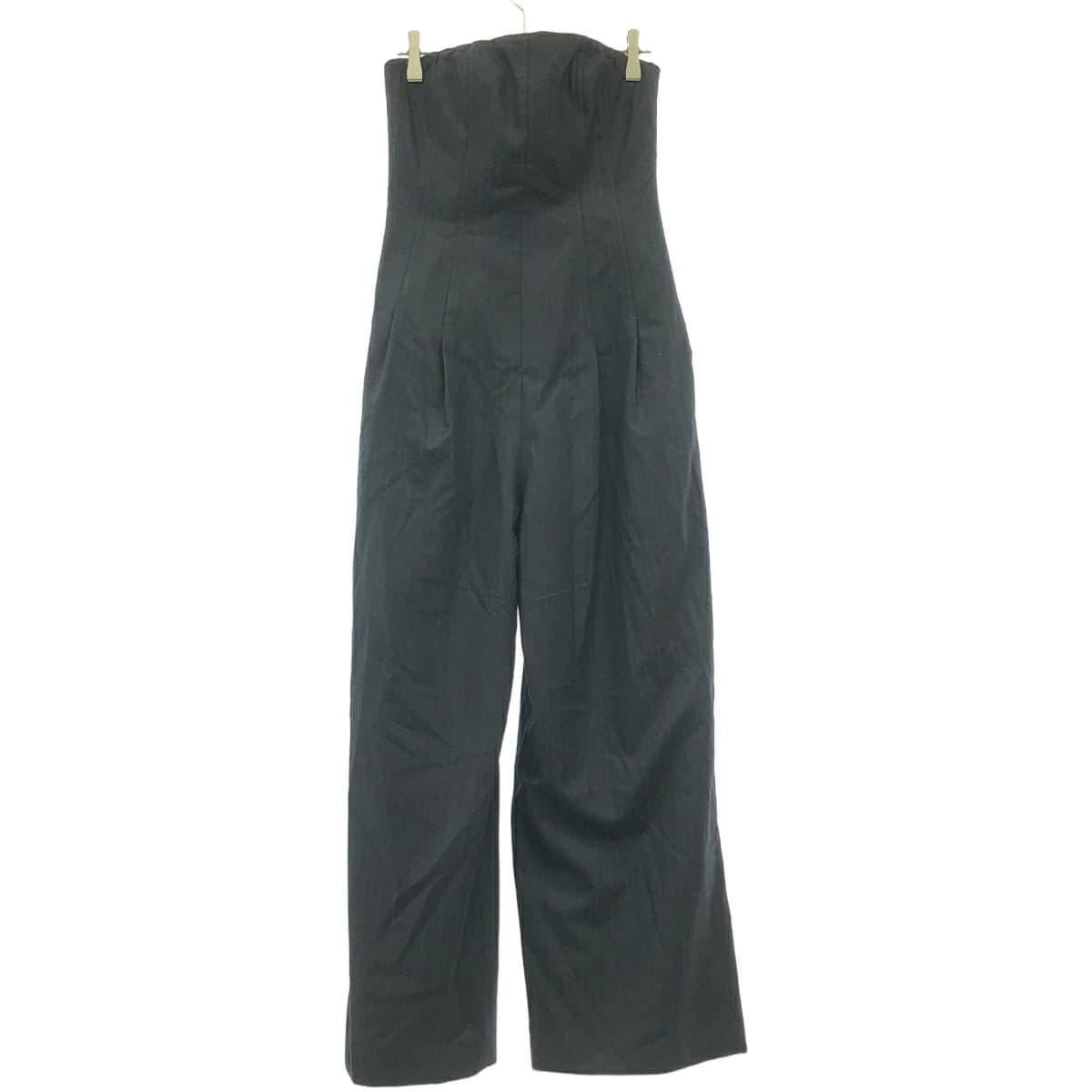 AURALEE オーラリー 24AW WOOL FULLING FLANNEL STRIPE JUMPSUIT フランネルストライプジャンプスーツ A24AT05HC