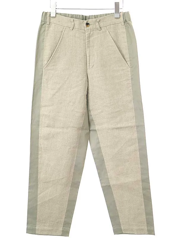 COMME des GARCONS コム デギャルソンオムプリュス 2001SS リネンラインコットンスラックスパンツ
