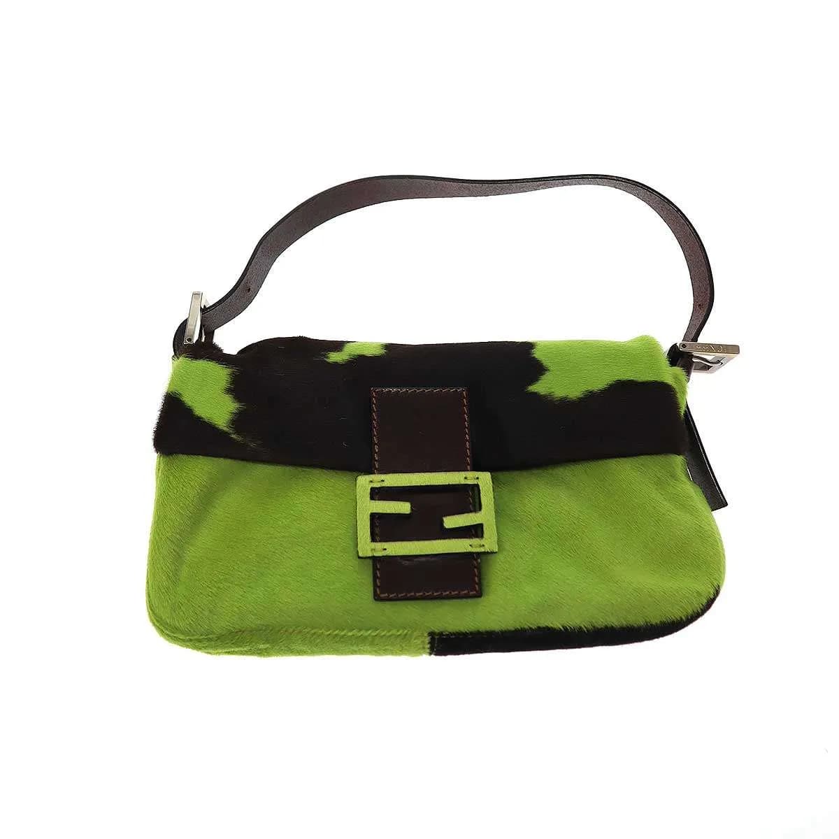 FENDI フェンディ FF Mamma Bucket Harako Bag マンマバケット ハラコショルダーバッグ