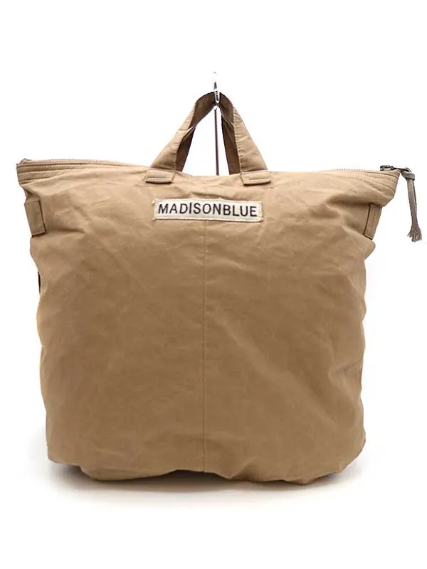 MADISON BLUE マディソンブルー 20AW HELMET BAG WAXED CLOTH ウォッシュ加工ヘルメットバッグ