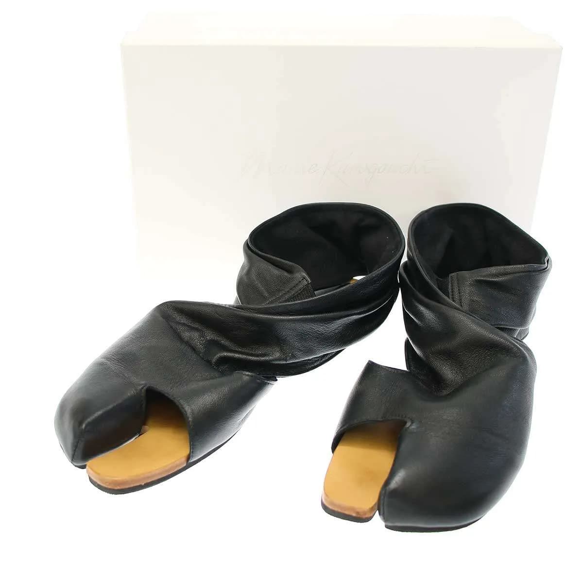 Mame Kurogouchi マメ クロゴウチ 25SS Sheep Leather Tabi Sandals レザータビサンダル MM25SS-AC307