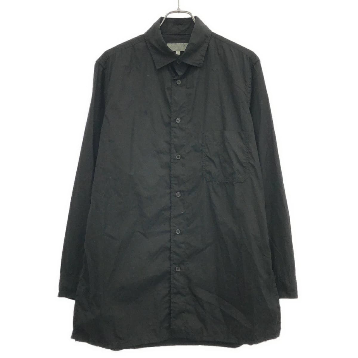 Yohji Yamamoto ヨウジヤマモト プールオム 21AW 環縫いN-台衿付シャツ HX-B40-005