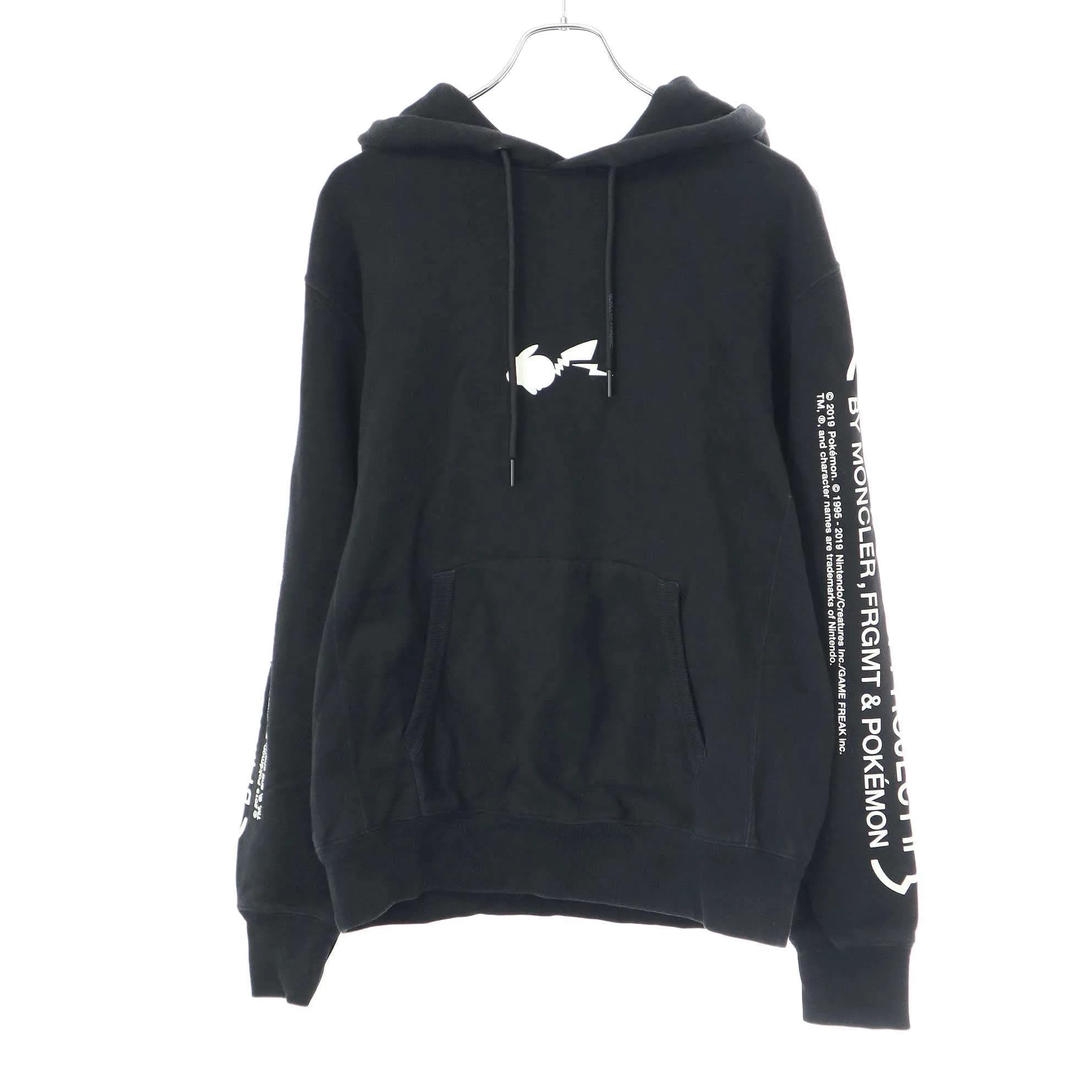 MONCLER モンクレール ジーニアス フラグメント 藤原ヒロシ 19AW THUNDERBOLT PROJECT POKEMON プリントスウェットプルオーバーパーカー