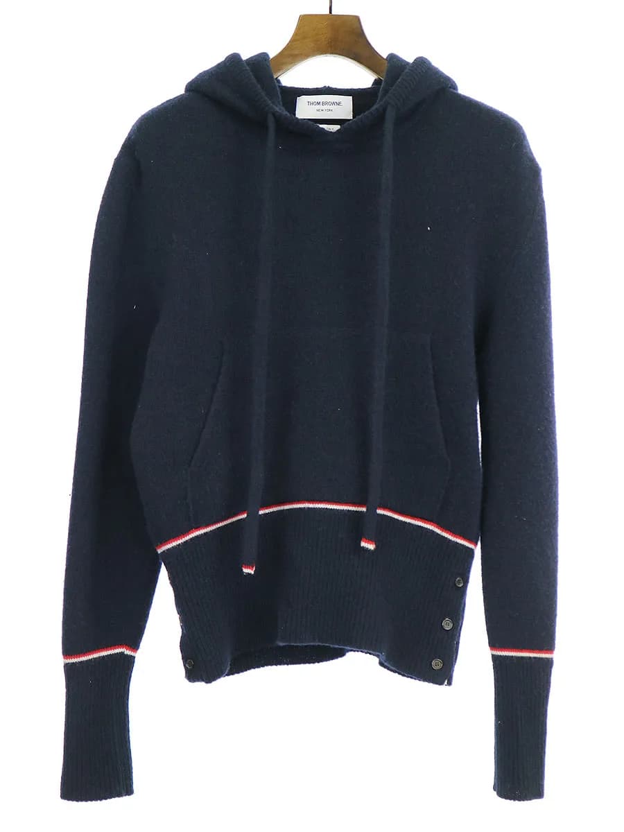 THOM BROWNE トムブラウン ニットパーカー