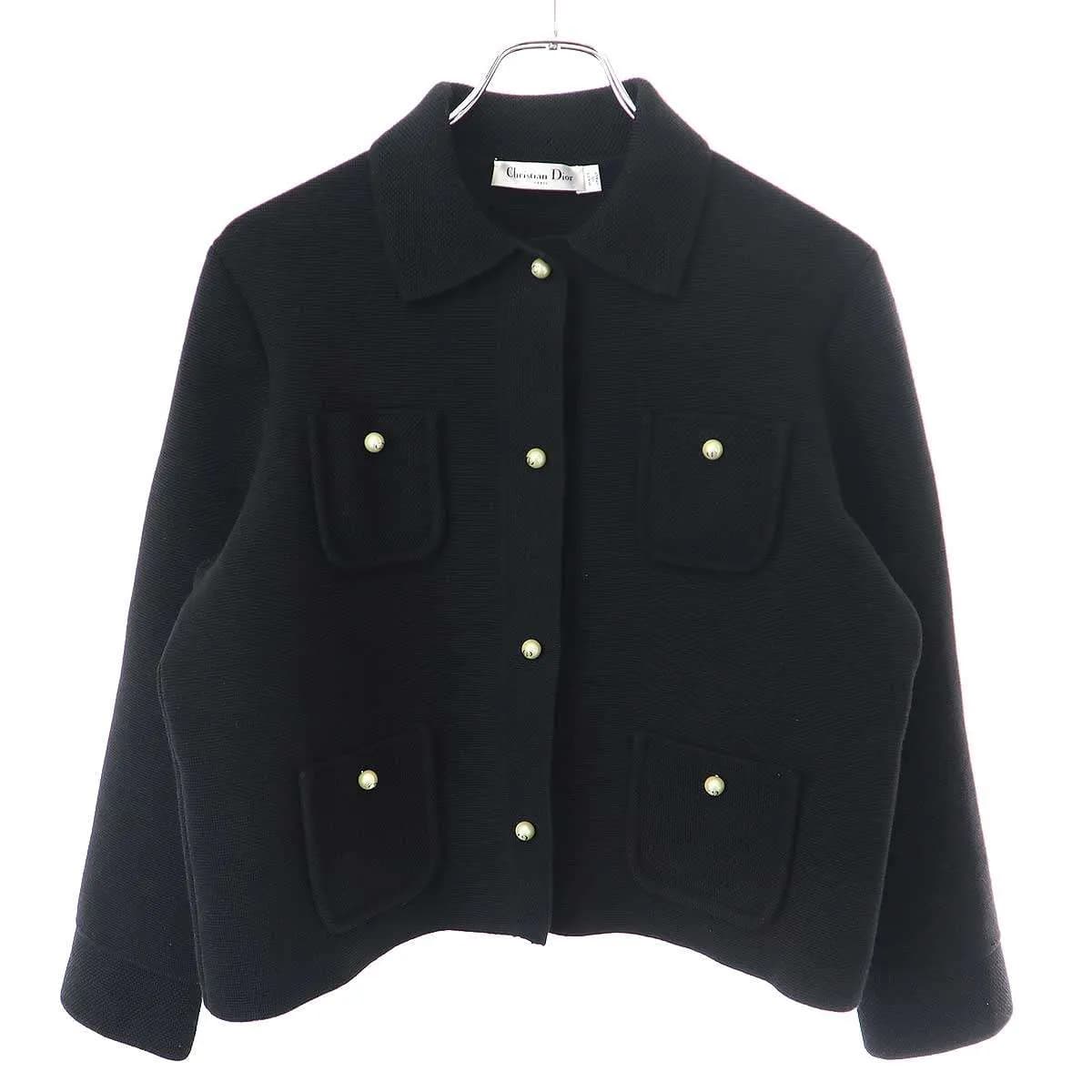 Christian Dior クリスチャンディオール SAMPLE/2023 パールボタンニットカーディガンジャケット 3H4V53AM170