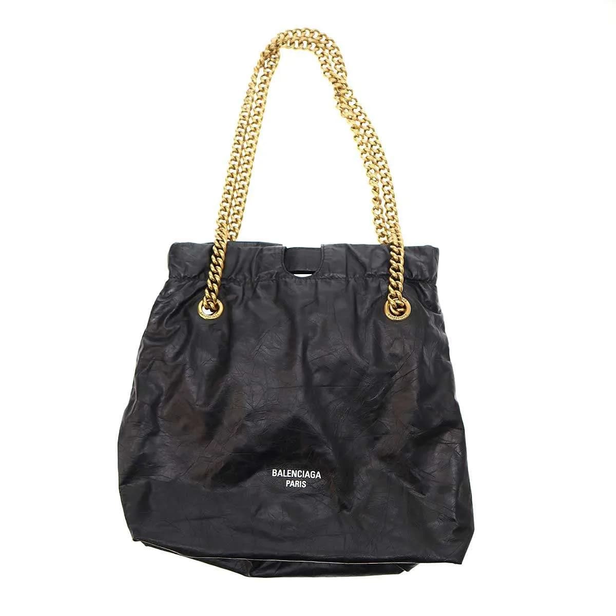 BALENCIAGA バレンシアガ Crush Small クラッシュ 2WAY ショルダートートバッグ