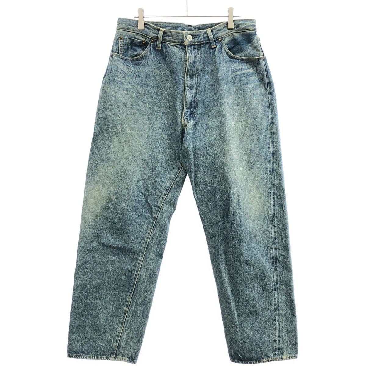 Kaptain Sunshine キャプテンサンシャイン 23SS 5P ZIPPER FRONT DENIM PANTS "13.5oz SELVEDGE DENIM" USED WASH デニムパンツ KS23SPT22
