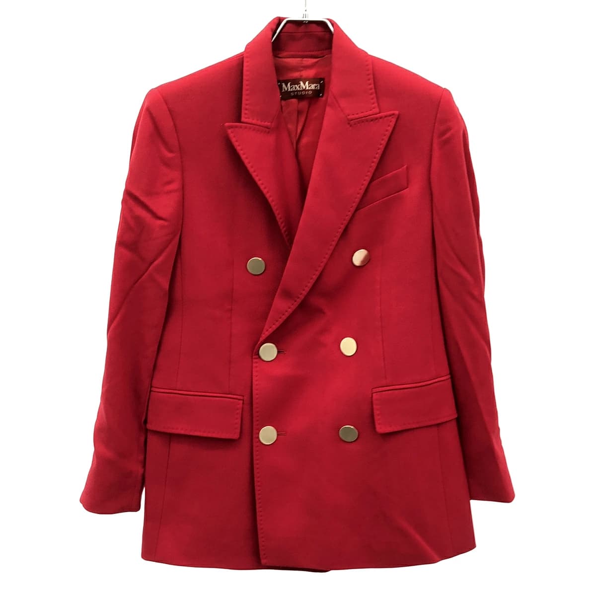 MAXMARA マックスマーラ ステュディオ ダブルブレストジャケット&スラックスパンツ セットアップ 25160410716/25161310416