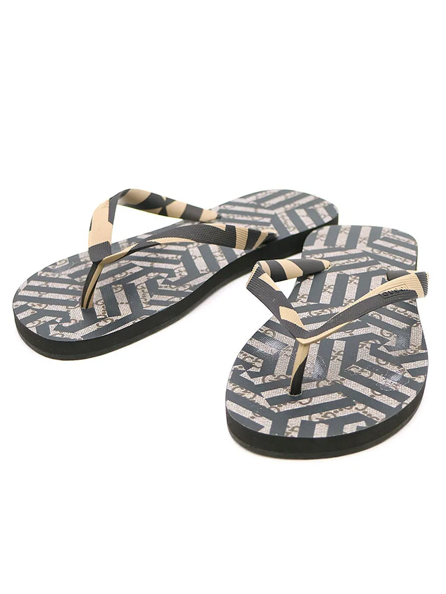 GUCCI GUCCI GGカレイド トングサンダル