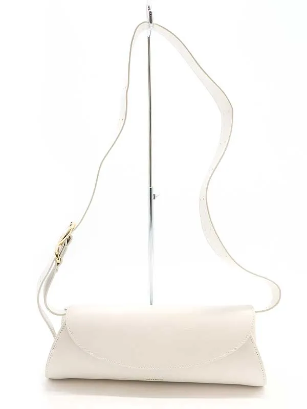 JIL SANDER ジルサンダー Cannolo レザーショルダーバッグ