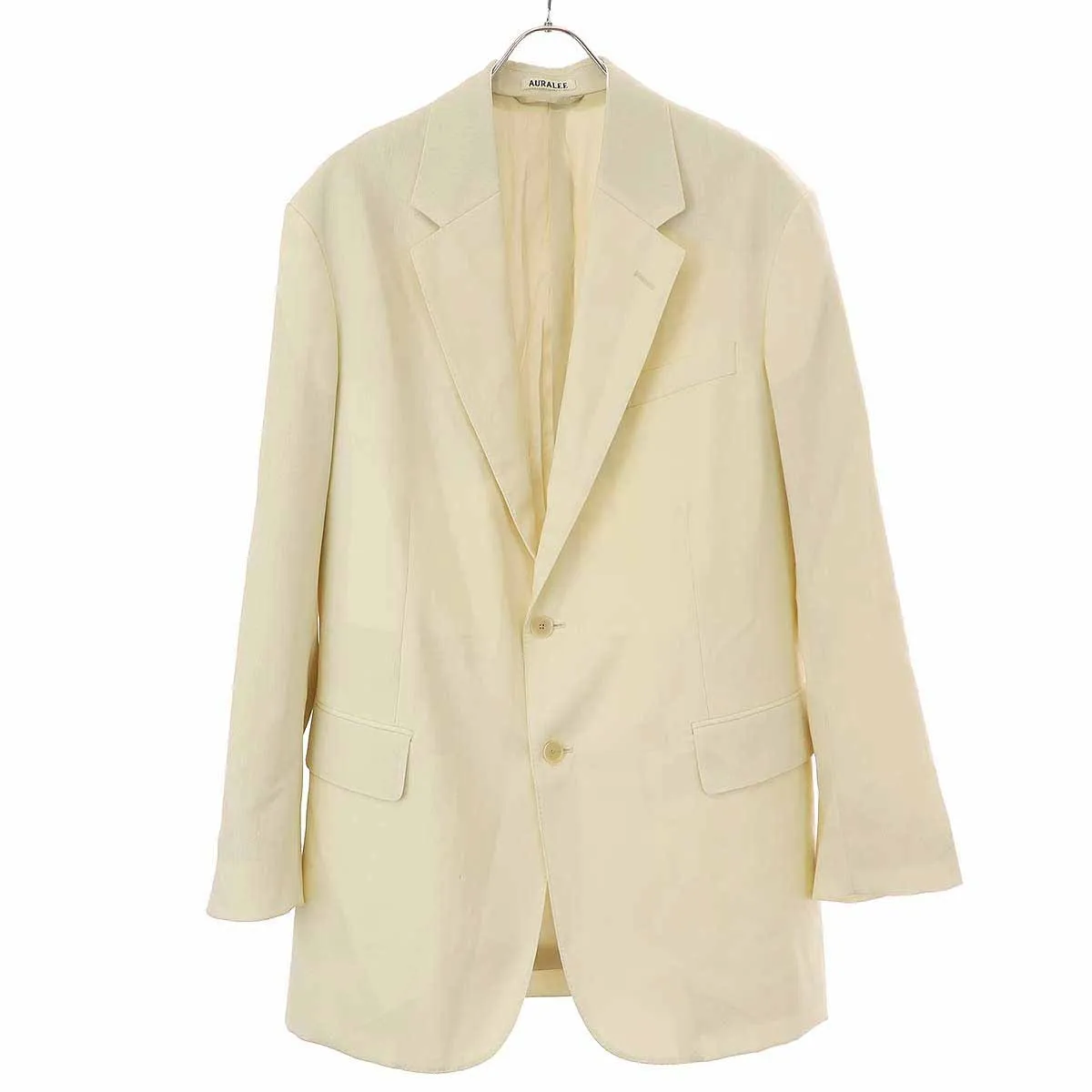 AURALEE オーラリー 25SS WOOL KID MOHAIR HOP SACK JACKET テーラードジャケット A25SJ01MH