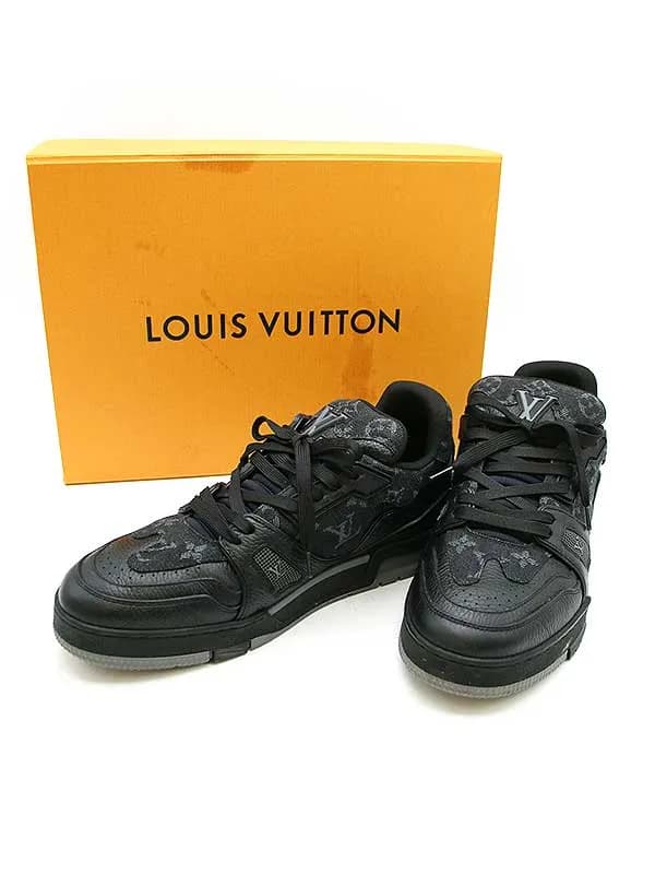 LOUIS VUITTON ルイヴィトン×ニゴー LVトレイナー モノグラムレザースニーカー