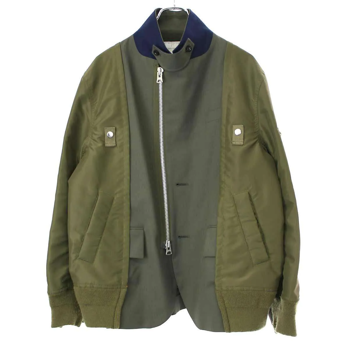sacai サカイ 24AW Suiting x Nylon Twill Jacket スーチングナイロンツイルジャケット 24-03419M