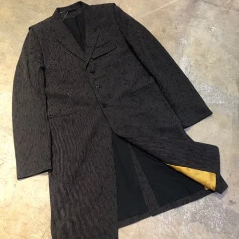 ANN DEMEULEMEESTER ANN DEMEULEMEESTER 15SS ピンストライプチェスターコート