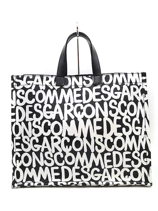COMME des GARCONS コムデギャルソン × バーナイ PVC グラフティポーチ付きトートバッグ