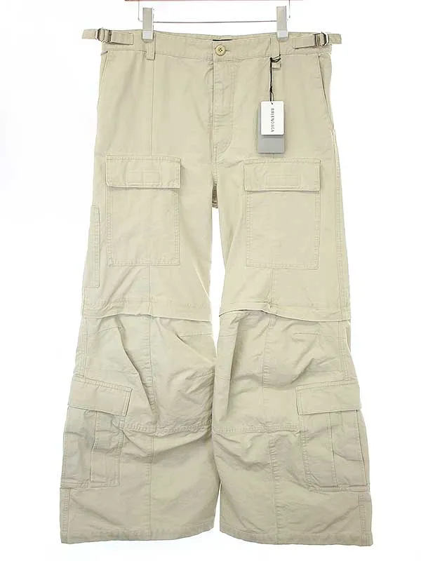 BALENCIAGA バレンシアガ 23AW FLARED CARGO PANTS フレアカーゴロングパンツ