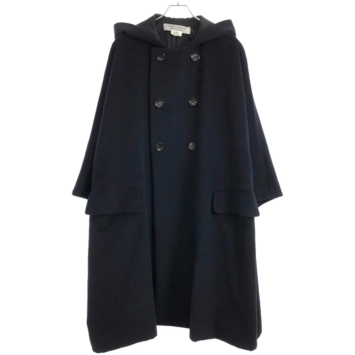 COMME des GARCONS コムデギャルソンコムデギャルソン 17AW アンゴラウールドルマンスリーブフーデッドコート