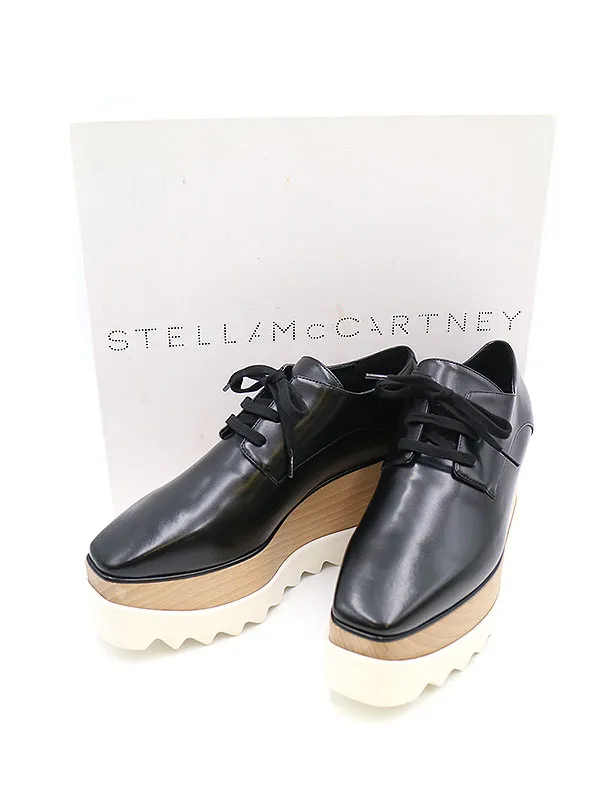 Stella McCartney ステラマッカートニー ELYSE ブリットシャークソールレザーシューズ