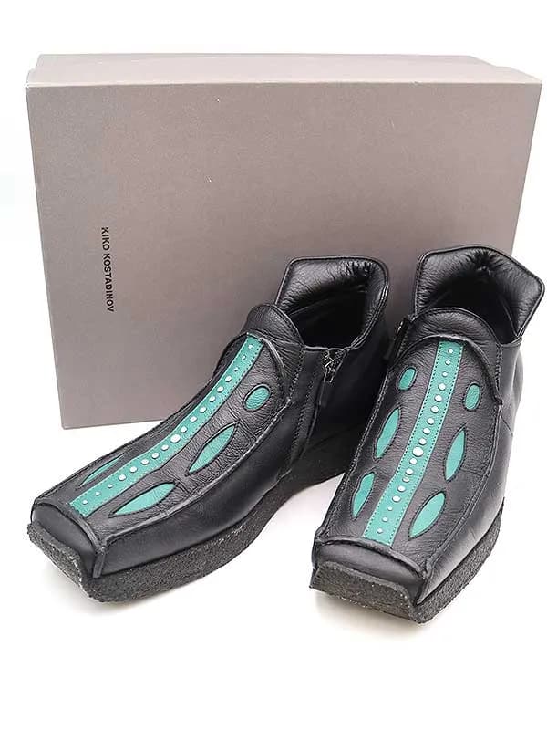 KIKO KOSTADINOV キコ コスタディノフ 21SS NORMAN SHOES スタッズスクエアシューズ