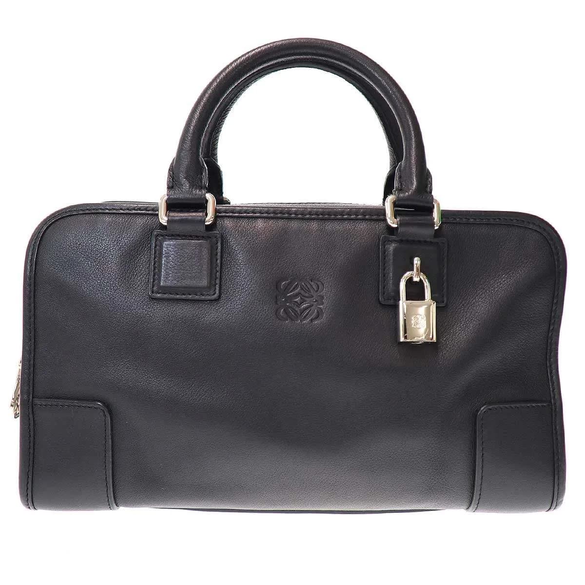 LOEWE ロエベ アマソナ28 エンボスアナグラムミニボストンバッグ