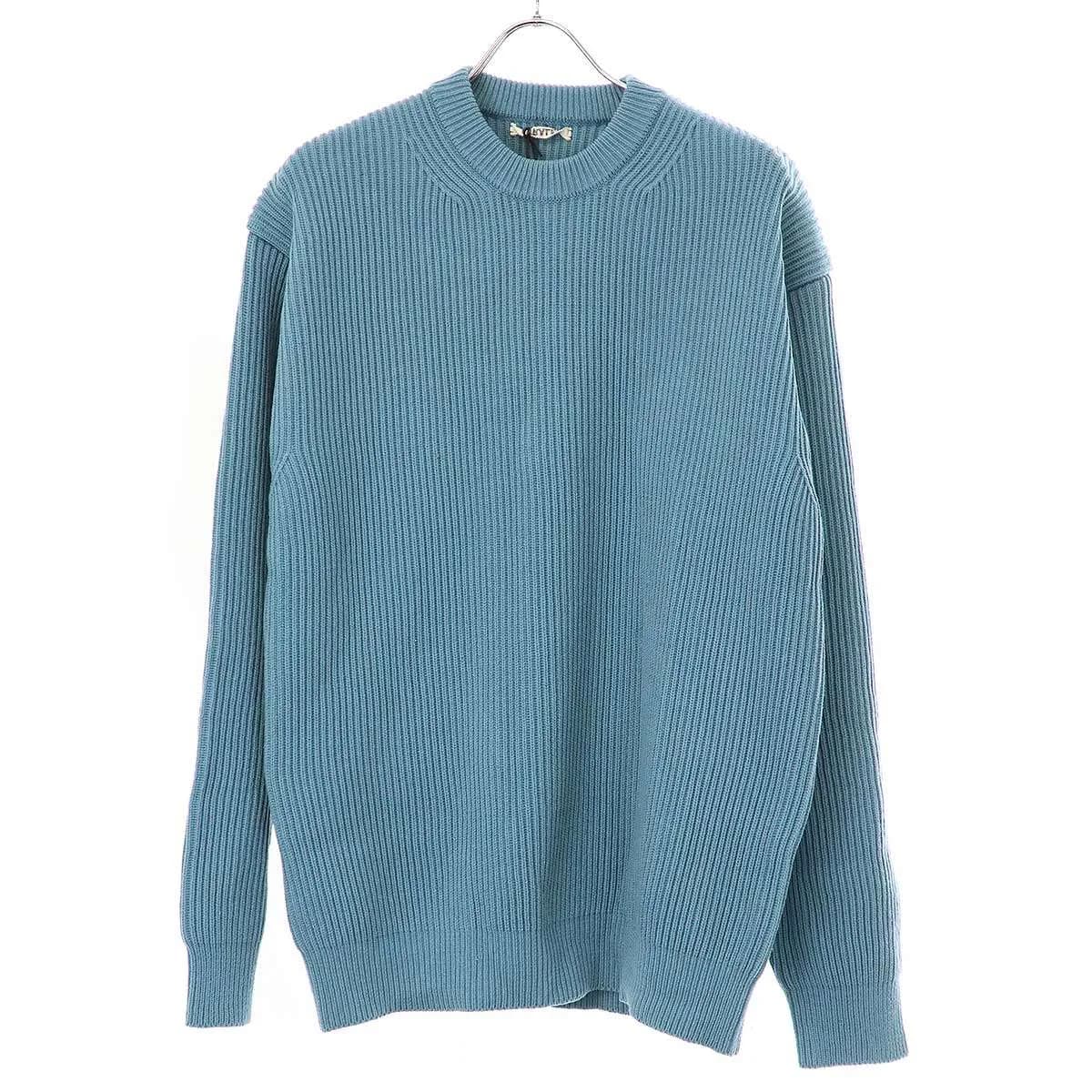 AURALEE オーラリー 22AW SUPER FINE WOOL RIB KNIT BIG P/O ニットセーター