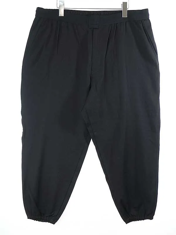 Yohji Yamamoto ヨウジヤマモトプールオム 13AW ウールギャバジンイージーパンツ