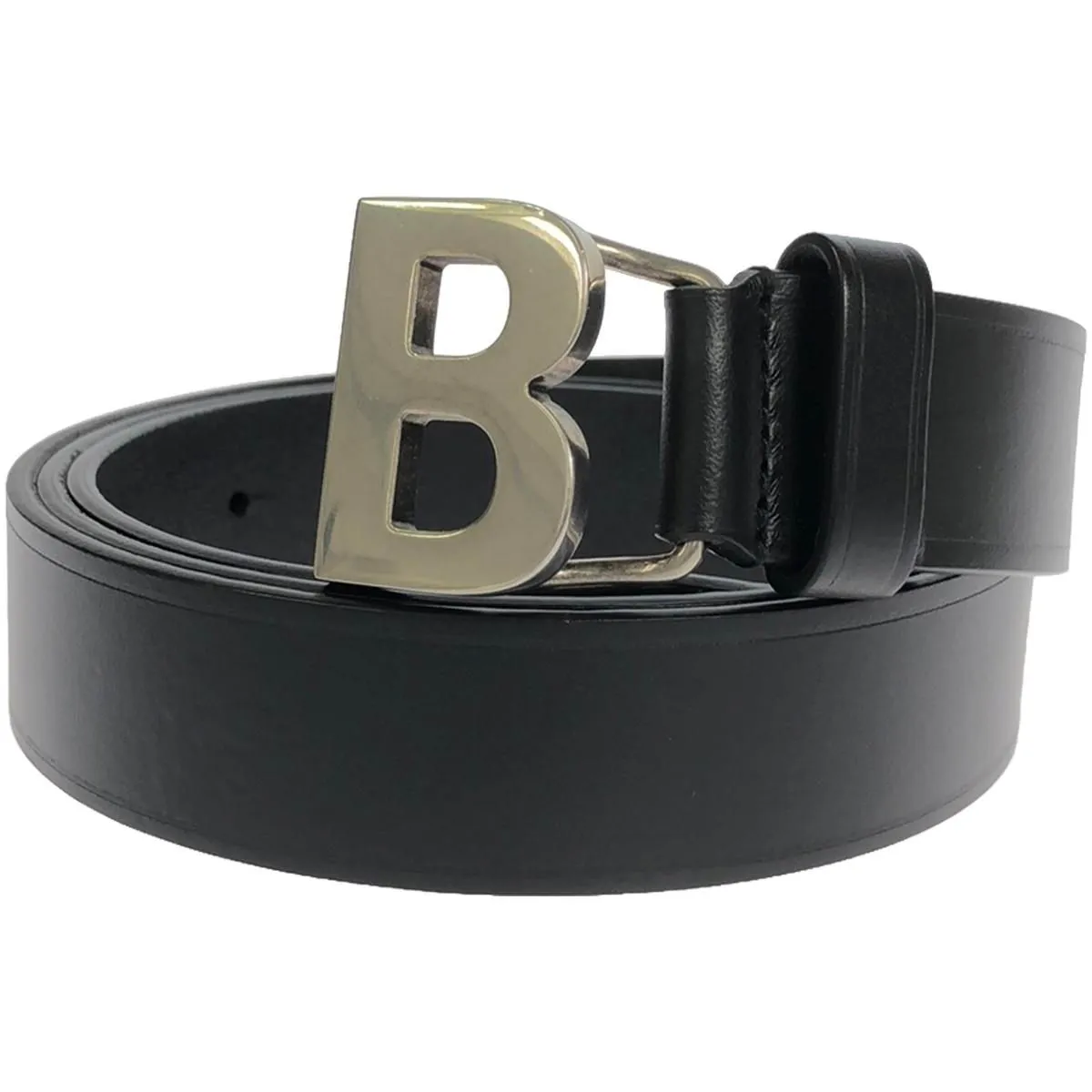 BALENCIAGA バレンシアガ Bバックルスリムレザーベルト
