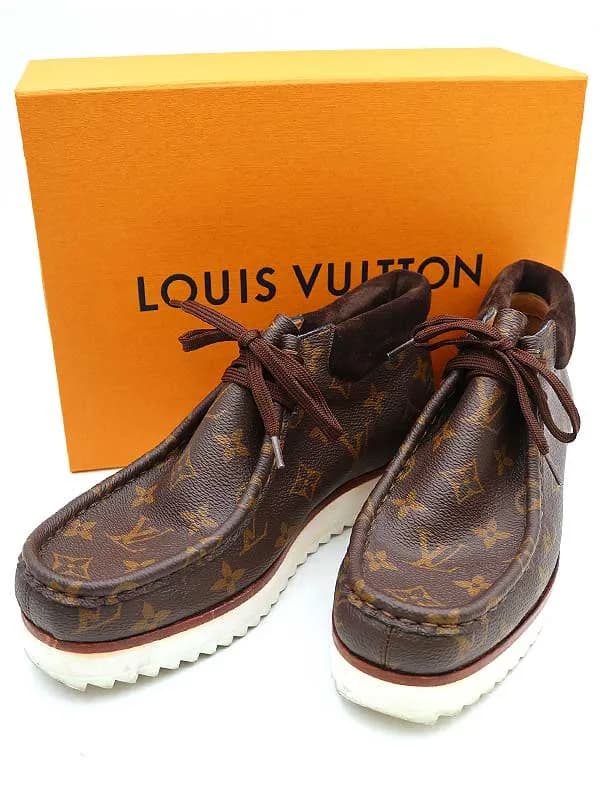 LOUIS VUITTON ルイヴィトン×ニゴー LVモッズ・ライン モノグラムアンクルブーツ